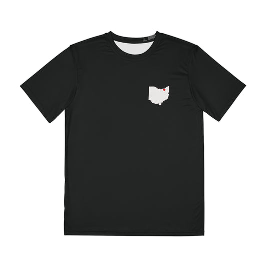 Polyester Tee - Cleveland Resilience Heart Design