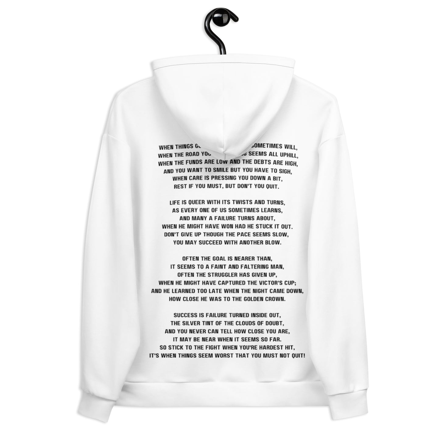 "Don't Quit" unisex hoodie