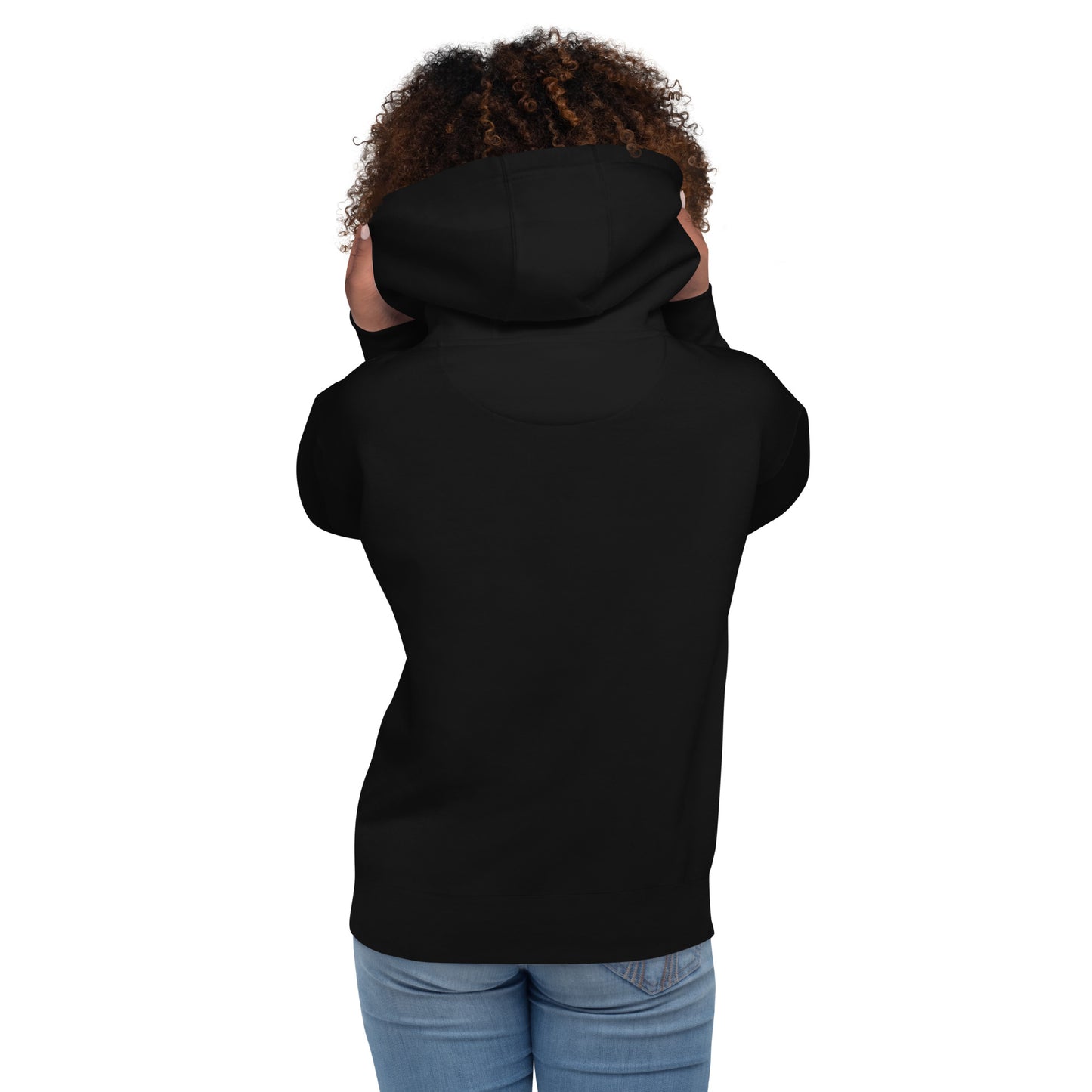 Unisex Blk Human Hoodie